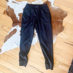 Lululemon Black Jogger Pants Drawstring Size Small